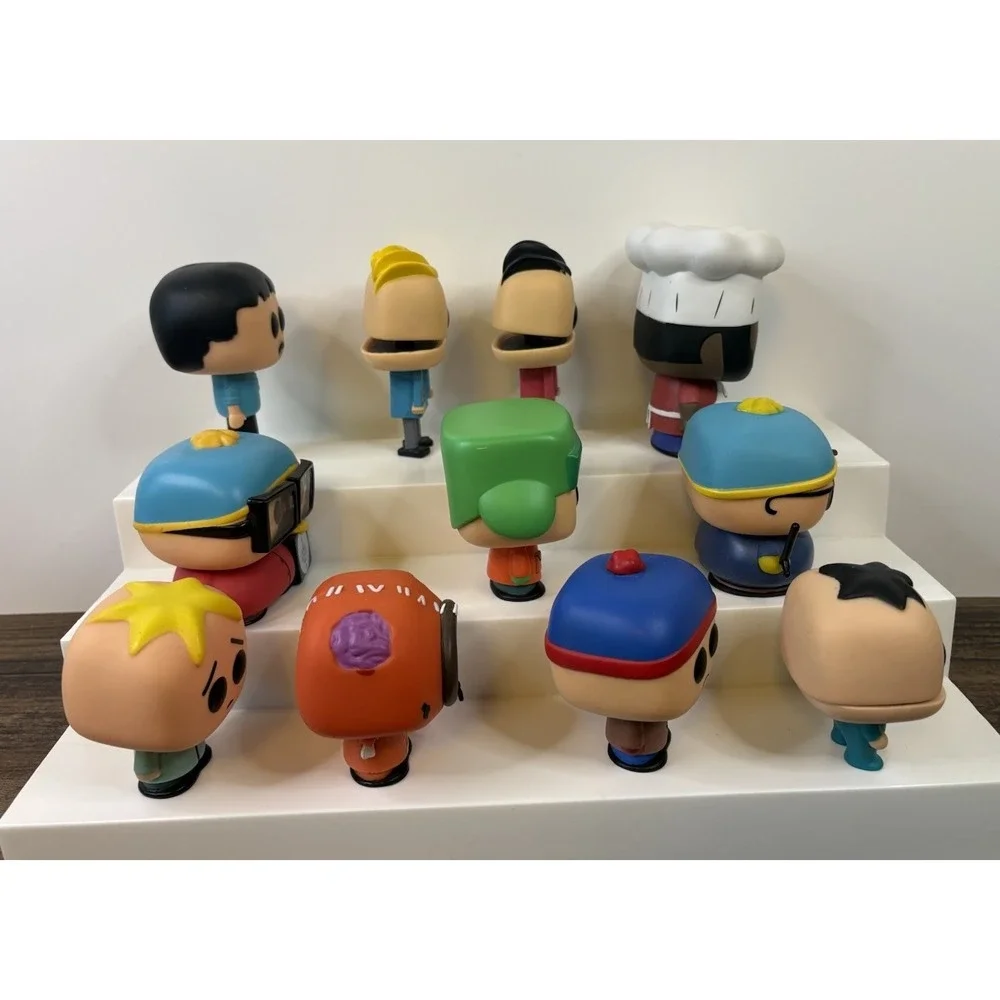 Funko Pop South Park Figures Lot Chef Phillip Terrance Cartman Butters Kenny